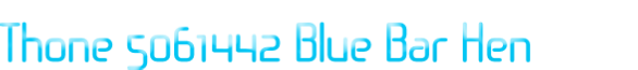 Thone 5061442 Blue Bar Hen