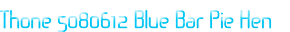 Thone 5080612 Blue Bar Pie Hen
