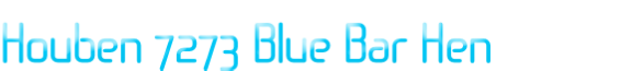 Houben 7273 Blue Bar Hen