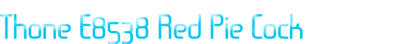 Thone E8538 Red Pie Cock