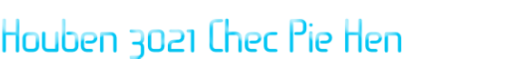 Houben 3021 Chec Pie Hen