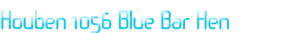 Houben 1056 Blue Bar Hen