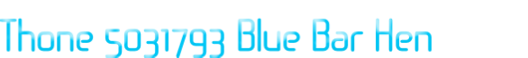 Thone 5031793 Blue Bar Hen